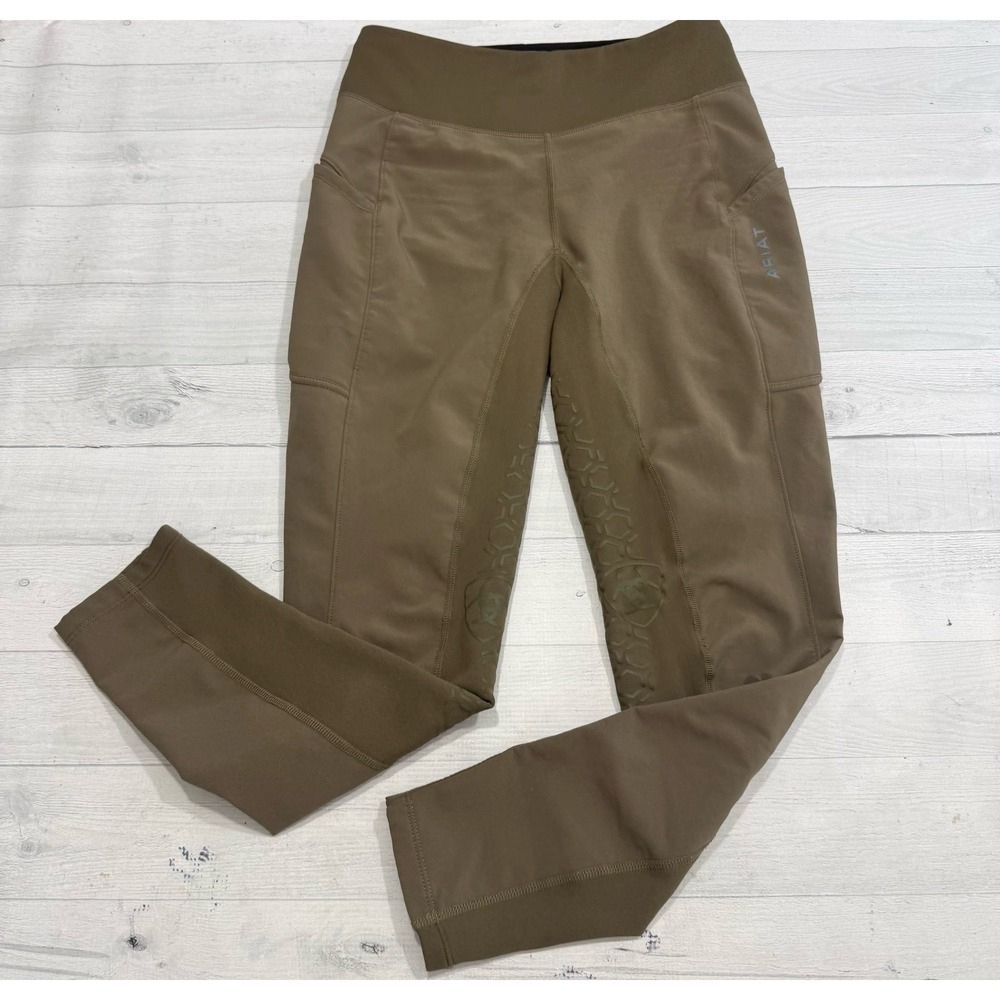 Ariat Tech women's tan brown fleece lined leggings size medium
